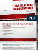 Estructura Del Plan de Marketing de Contenido