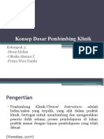 Konsep Dasar Pembimbing Klinik