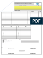 00-QA-155 Contractor Activity Approval Form Rev.02