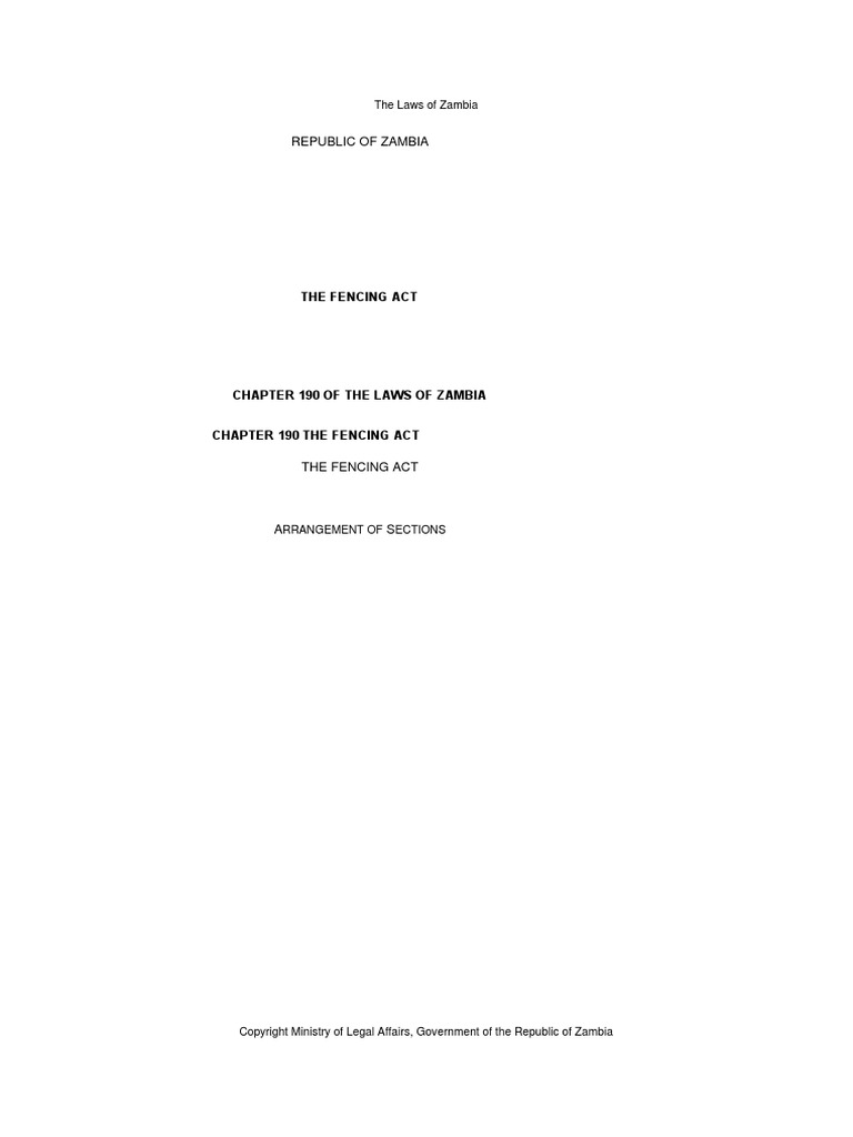 Fencing Act PDF Leasehold Estate Arbitration