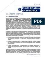 Flujo de agua en tuberías: aspectos generales