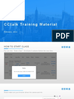 CCtalk Training PPT（英文）