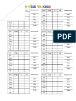 Weight Loss Tracker - 8 Week