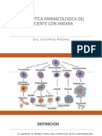 Terapeutica Faramacologica Del Paciente Con Anemia