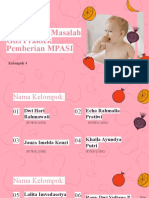 Kelompok 4 - Praktek Pemberian MPASI