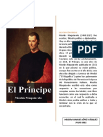 Tarea - El Príncipe - Nicolás Maquiavelo