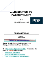 Introduction to the study of ancient life through fossils