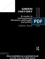Derek Wall-Green History - A Reader in Environmental Literature, Philosophy and Politics (1993)