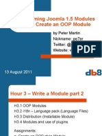 Programming Modules For Joomla 1.5, 3. Create An OOP Module