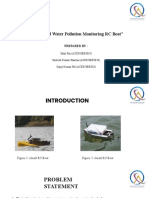 "IOT Based Water Pollution Monitoring RC Boat": Prepared by