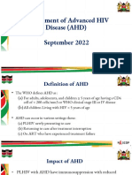 AHD & TB - ART Guidelines Dissemination