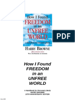 How I Found Freedom in An Unfree World A Handbook For Personal