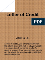 Letter of Credit Presentation