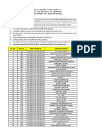 TO C Advt No 062022 List of Shortlisted Candidates For Written Test Computer