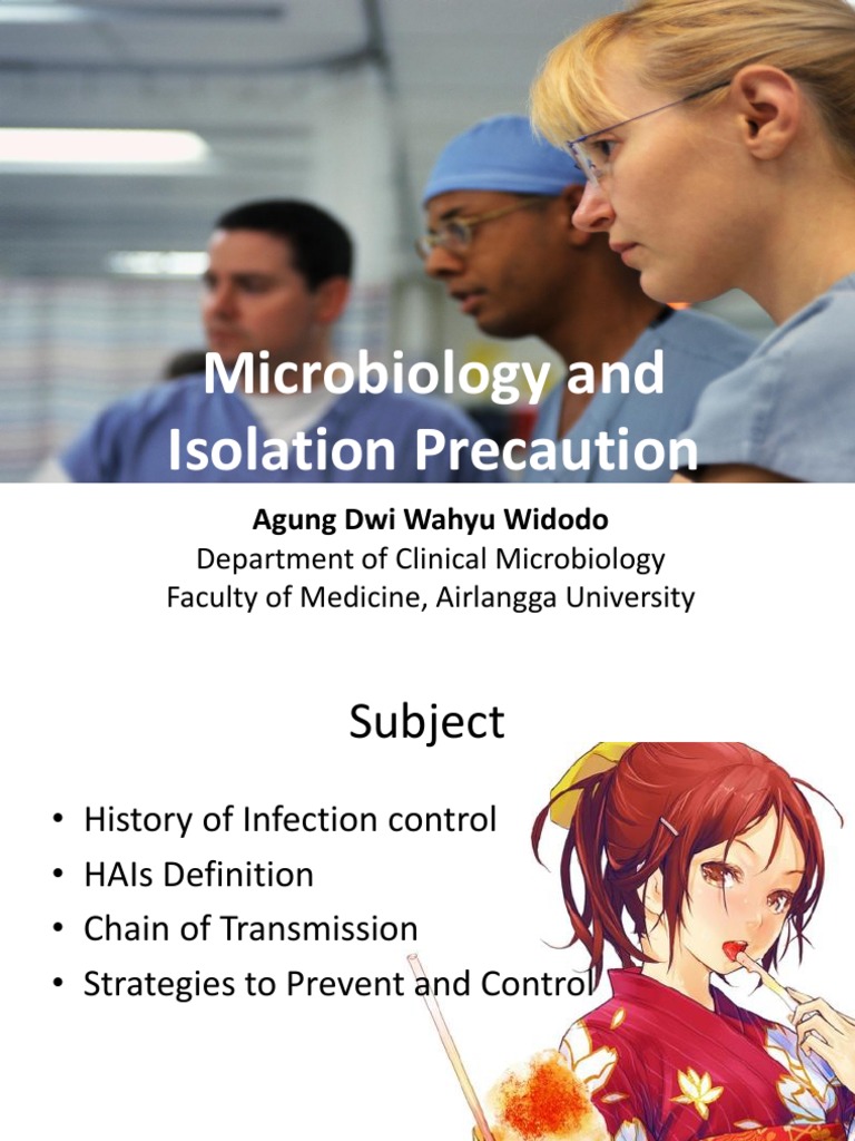 Microbiology and Isolation Precaution, Dr. Agung, HISSI Jatim PDF