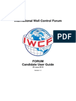 IWCF FORUM Candidate User Guide