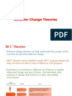 Behavior Change Theories