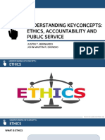(MPA-SECTION 20) Key Concepts - Ethics, Accountability, and Public Service