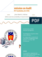 Commission On Audit - 1987 Constitution, Art. IX-D (Ethics and Accountability in Government Management)