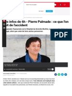 Les Infos de 6h - Pierre Palmade: Ce Que L'on Sait de L'accident