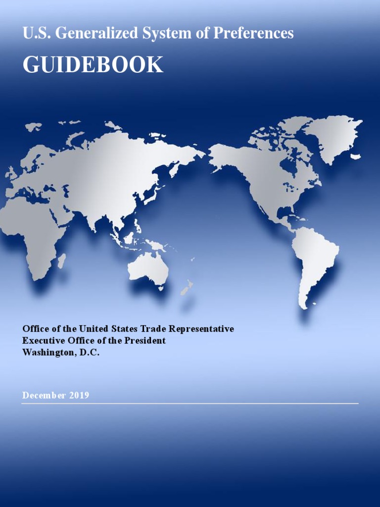 U.S. Generalized System of Preferences Guide | PDF | U.S. Customs And ...