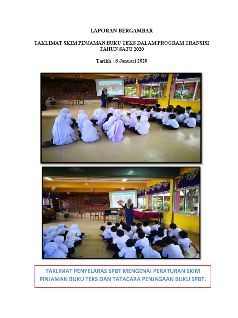 Laporan Bergambar Unit SPBT 2020 | PDF