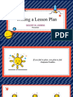 Writing a Lesson Plan Copy