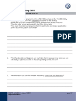 Worksheets ODIS and Faultfinding en