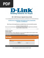 DIR-825 Orange GUI Firmware Upgrade Guide