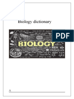 Biology Dictionaryq