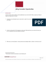 Worksheet 4 Spotting Innovation Opportunities