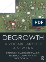 D'Alisa, Demaria, Kallis - Degrowth, A Vocabulary For A New Era