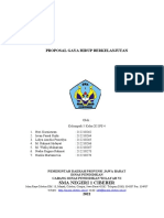 Proposal Gaya Hidup Berkelanjutan