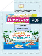 Grade 3 HHW 2022-1