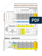 Klinker Composition CalculationProt 231b