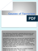 Causes of Terrorism