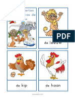 Carnaval Dieren - Woordkaarten Klein Lidw 1