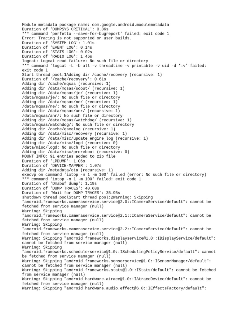 Android Logcat and Performance Issues | PDF | Java (Programming ...