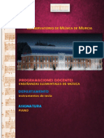 Programación Piano Murcia Elemental