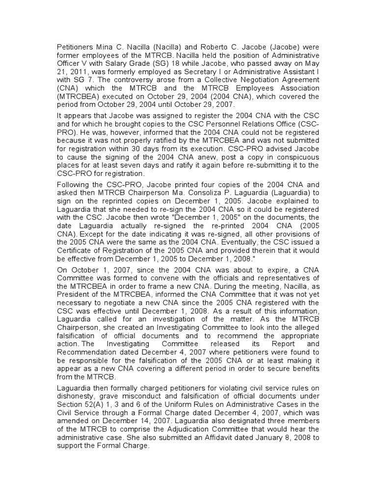 SC Case Digest Nacilla v MTRCB PDF Justice Crime & Violence