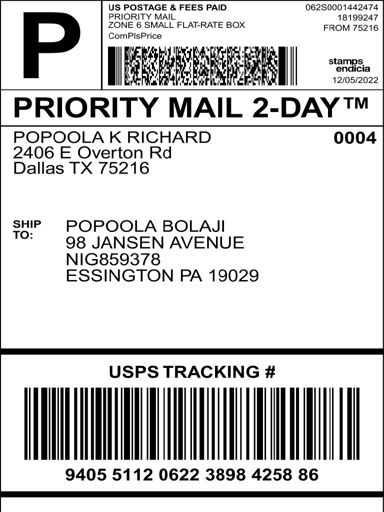 TX Label | PDF