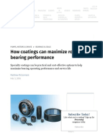 How Coatings Can Maximize Rolling Bearing Performance - Processing Magazine