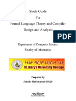 Formal Language and Compiler Design - 2