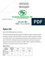 Plastic Products Guide to Nylon 6/6 and Nylon 6/6 GF-30