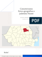 Caracterizarea Fizico-Geografică A Județului Neamț