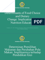 Determinants of Food Choice and Dietary - Dalam Bahasa