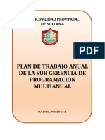 Pta - Subgerencia de Programación Multianual de Inversiones