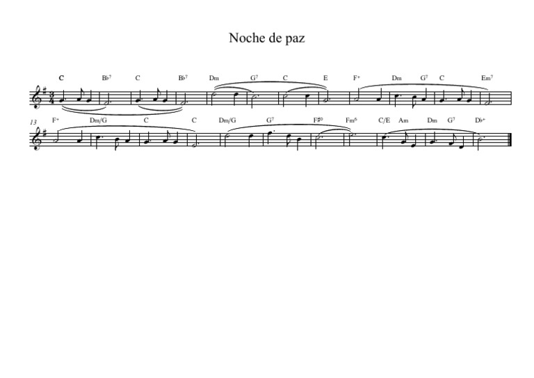 Noche de Paz | PDF