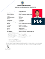 Biodata Lengkap Karyawan Swasta Elias Fikal