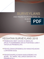 Surveylans NOVEMBER 2018